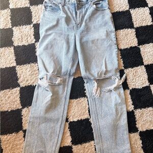 Abercrombie & Fitch Light Blue High Rise Jeans